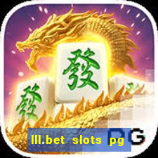 lll.bet slots pg online games